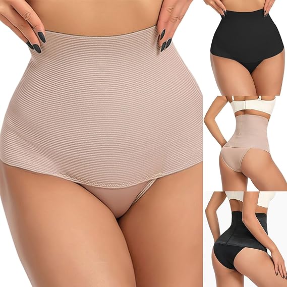 💖 Majtki wyszczuplające z wysokim stanem i płaskim brzuszkiem modelujące brzuch