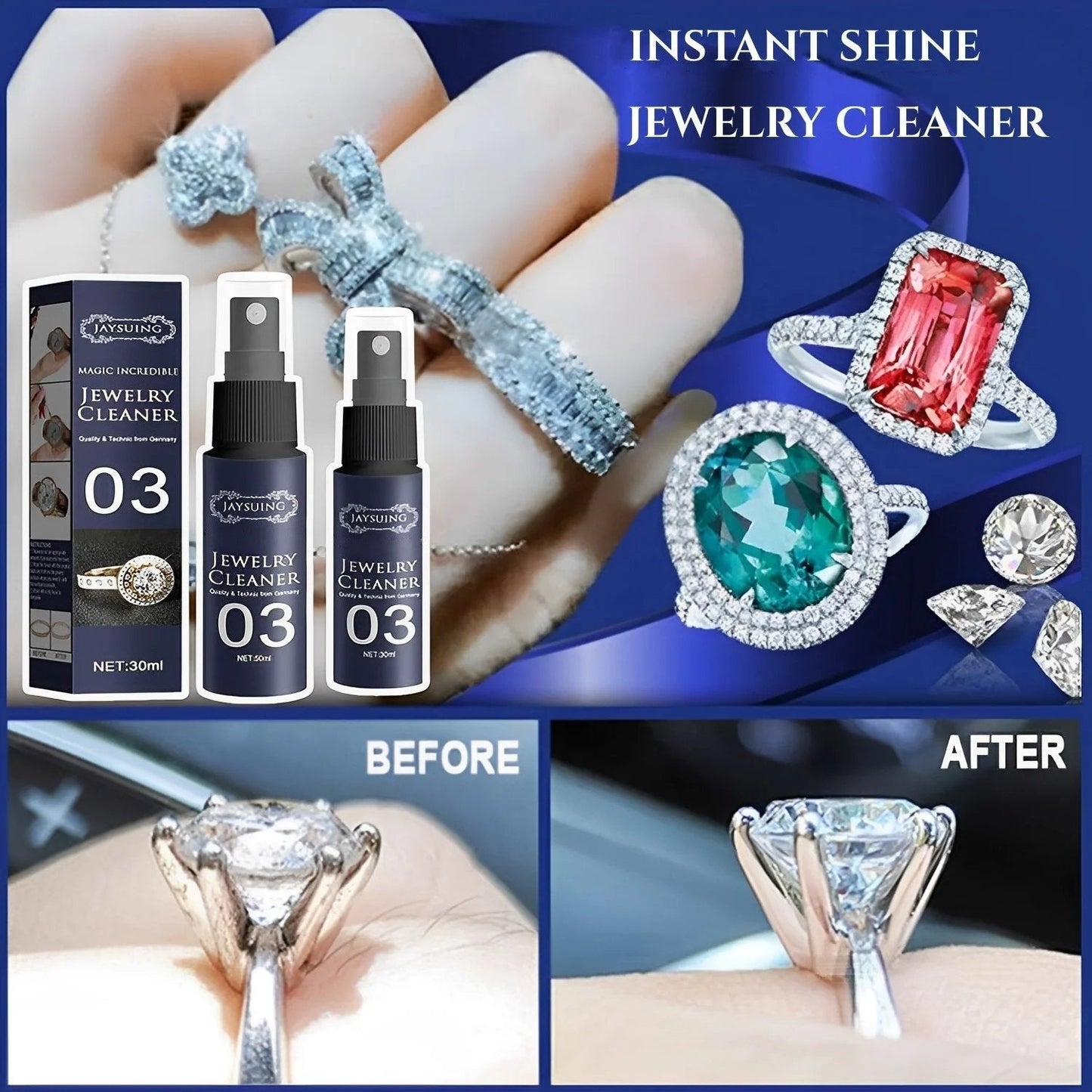 💍 Spray do czyszczenia biżuterii 💎 Odnawiacz połysku