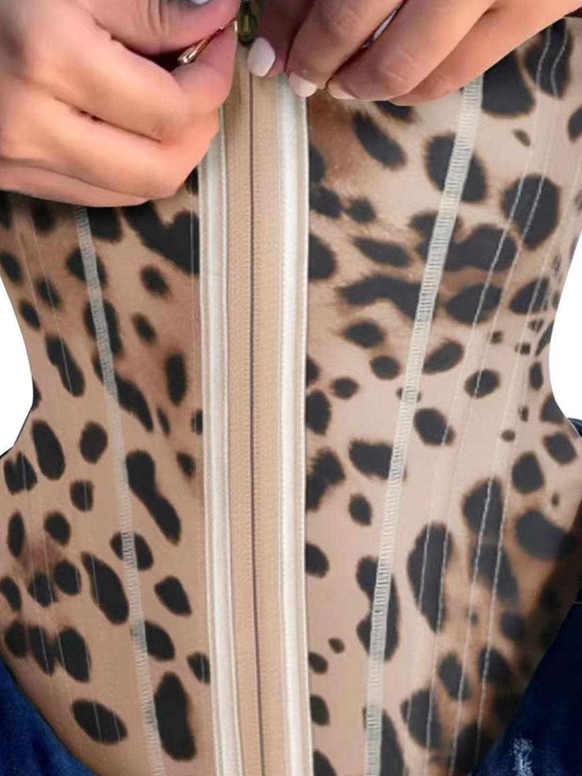 Zip & Breasted Body Shaper Tank Top