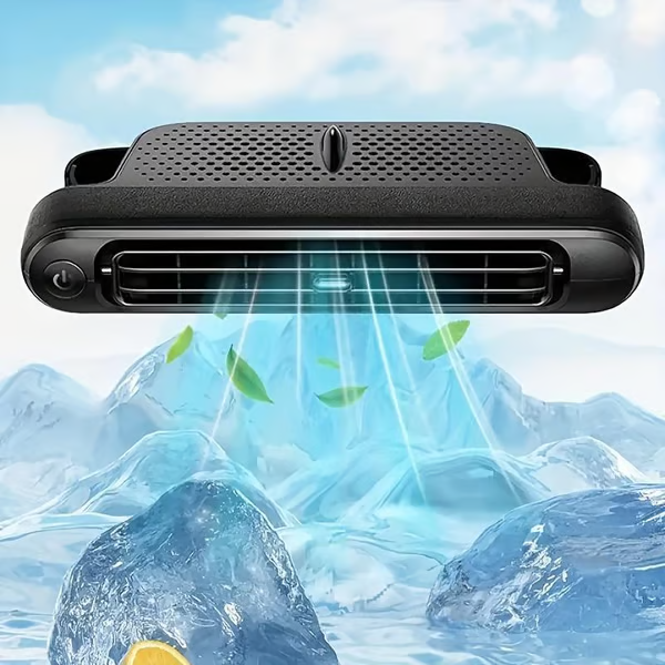 Wentylator fotela samochodowego USB Plug-in Dual Turbo o dużej mocy wiatru Wnętrze samochodu Tylna poduszka Wentylator samochodowy