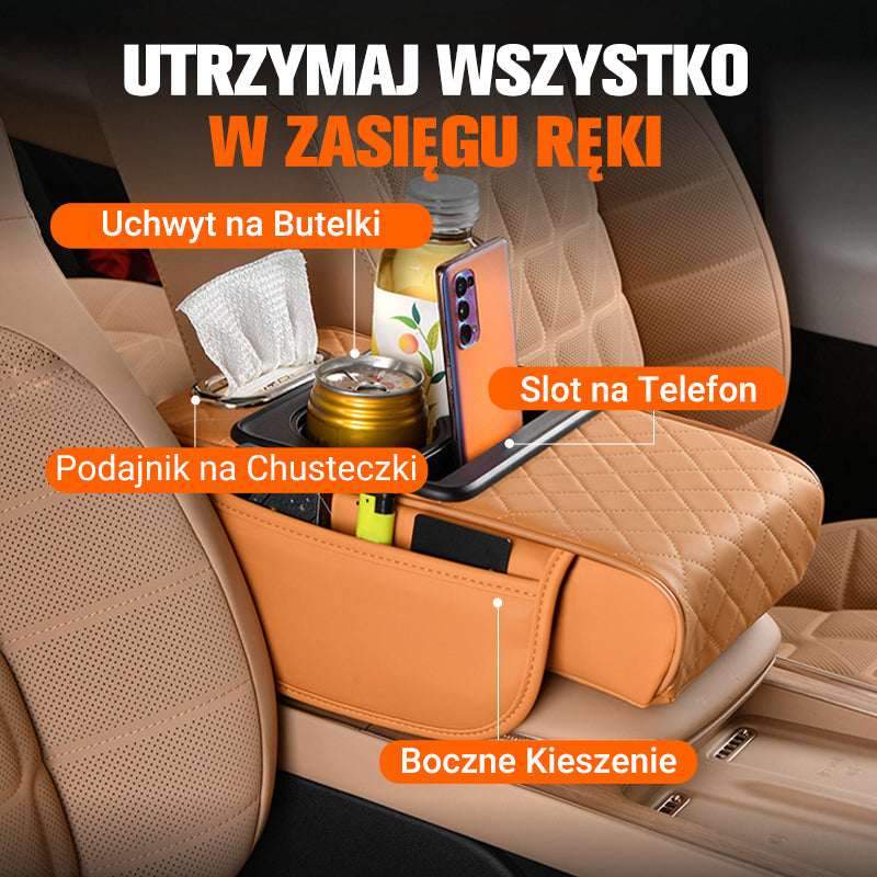 Wielofunkcyjna poduszka podłokietnika samochodowego