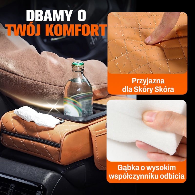 Wielofunkcyjna poduszka podłokietnika samochodowego