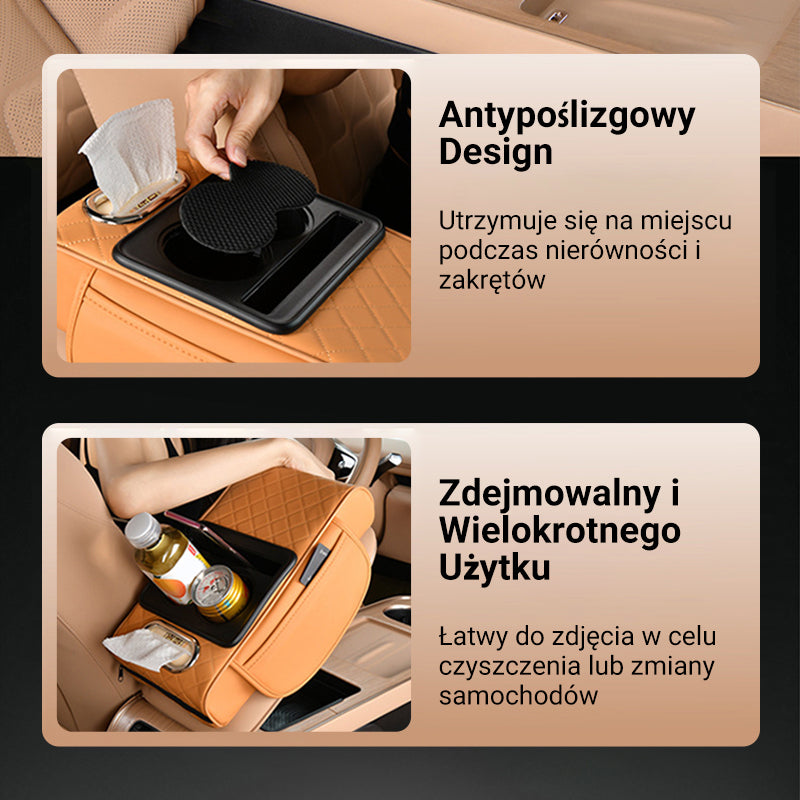 Wielofunkcyjna poduszka podłokietnika samochodowego
