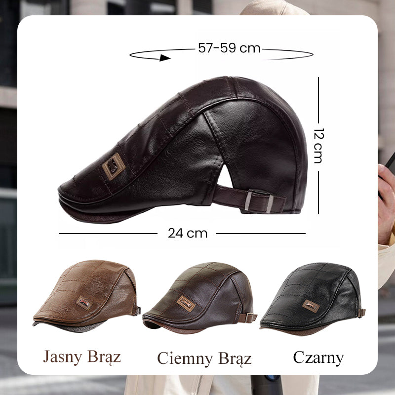 2024 Skórzany beret nowej generacji