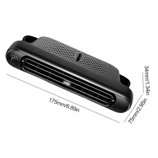 Wentylator fotela samochodowego USB Plug-in Dual Turbo o dużej mocy wiatru Wnętrze samochodu Tylna poduszka Wentylator samochodowy