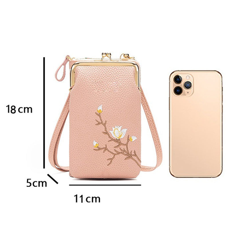 🔥👛Portfel na telefon komórkowy dla kobiet noszony na ukos🌸
