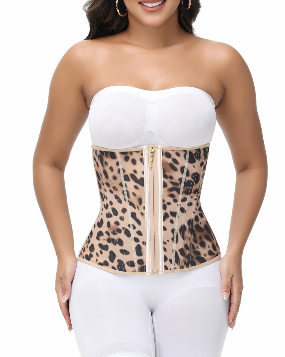 Zip & Breasted Body Shaper Tank Top