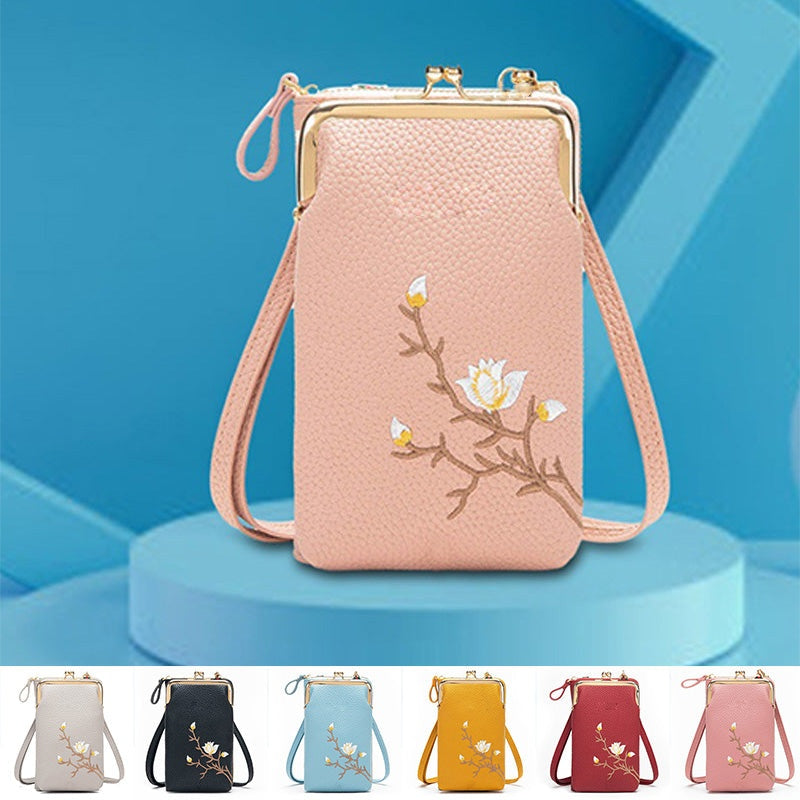 🔥👛Portfel na telefon komórkowy dla kobiet noszony na ukos🌸