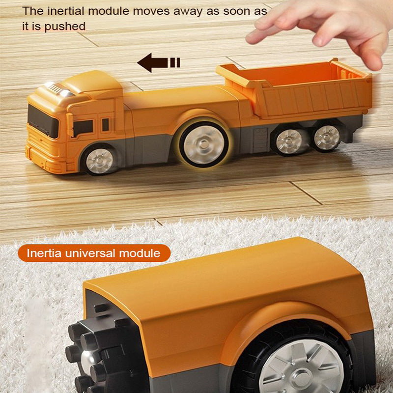 ✨🚜Klocki konstrukcyjne dla dzieci - Pojazd inżynieryjny Robot transformatorowy