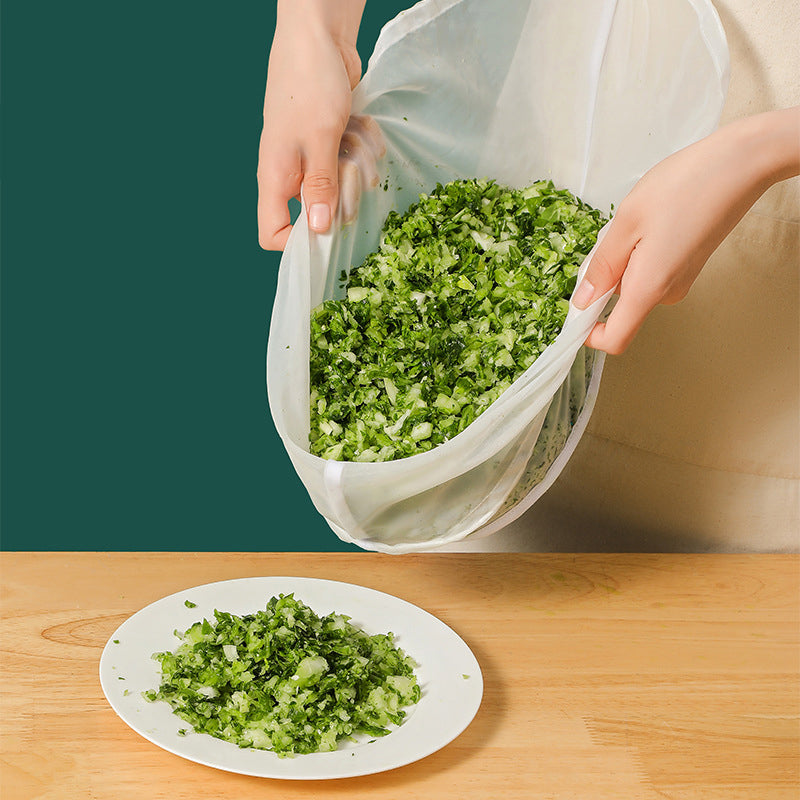 🥛 Uniwersalny worek filtrujący do żywności – ♻️ Wielorazowy, ekologiczny