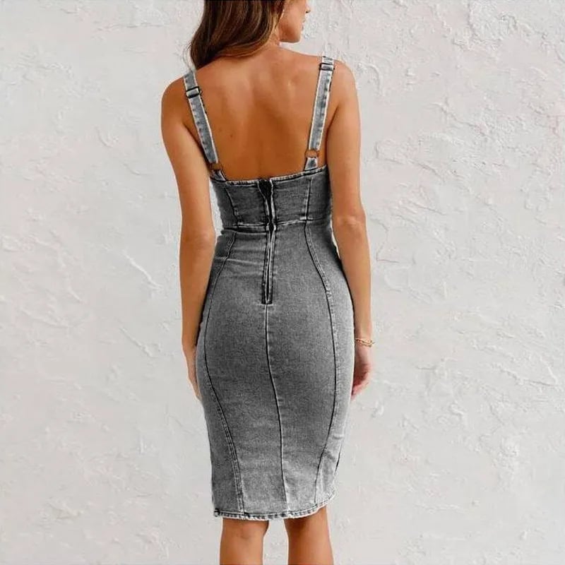 👗Swobodna sukienka jeansowa na lato!