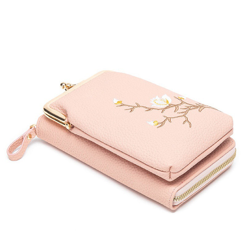 🔥👛Portfel na telefon komórkowy dla kobiet noszony na ukos🌸