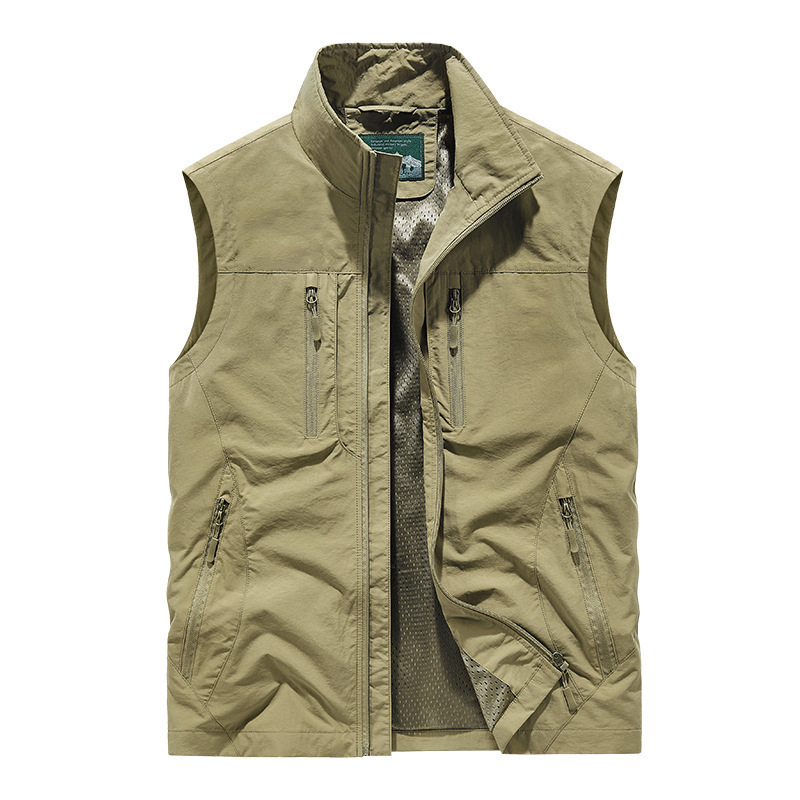 🧥👕 Męska kurtka bez rękawów oversize z kieszeniami