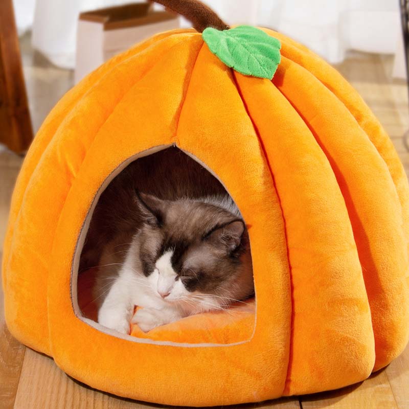 🐱Przytulne, półzamknięte legowisko dla zwierząt