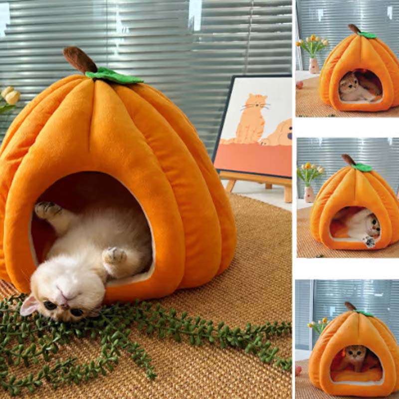 🐱Przytulne, półzamknięte legowisko dla zwierząt