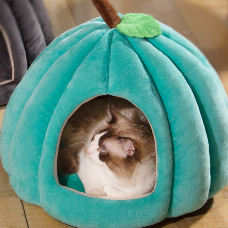 🐱Przytulne, półzamknięte legowisko dla zwierząt