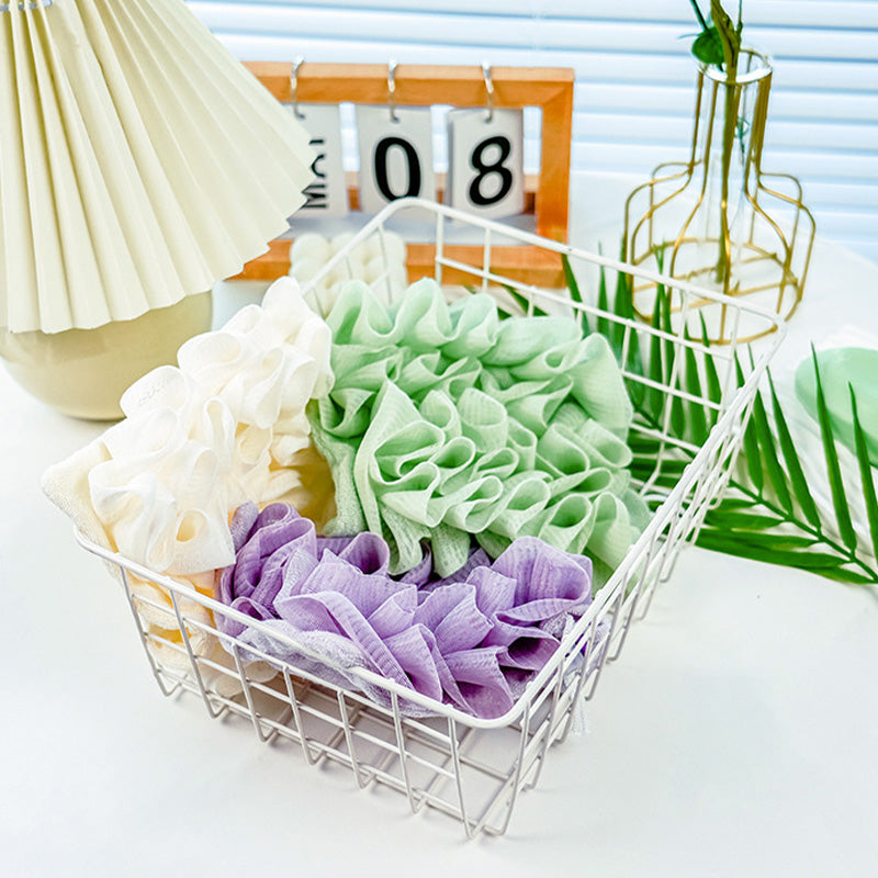Miękka gąbka do kąpieli Loofah 2 w 1