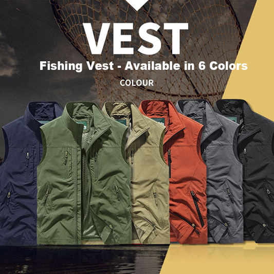 🧥👕 Męska kurtka bez rękawów oversize z kieszeniami