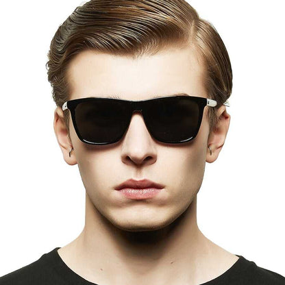 ☀️ Chroń swoje oczy stylowo! 🕶️ Lekkie, nowoczesne i wygodne okulary przeciwsłoneczne – idealny wybór dla każdego mężczyzny!