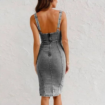 👗Swobodna sukienka jeansowa na lato!