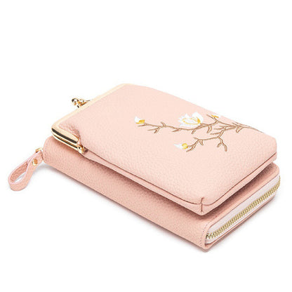 🔥👛Portfel na telefon komórkowy dla kobiet noszony na ukos🌸